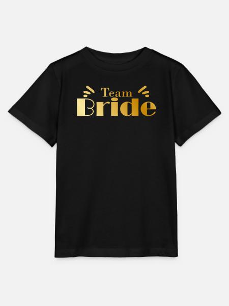 Team Bride - Stanley/Stella Kinder T-Shirt MINI CREATOR  - Schwarz