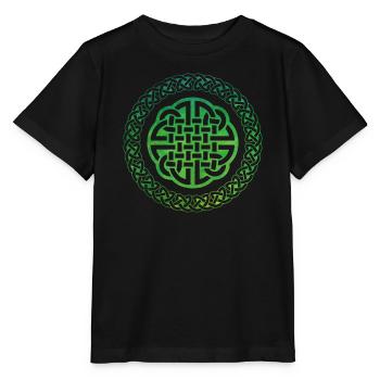 Celtic Knot - Stanley/Stella Kinder T-Shirt MINI CREATOR  - Schwarz - Vorne - Mikhail (115cm)