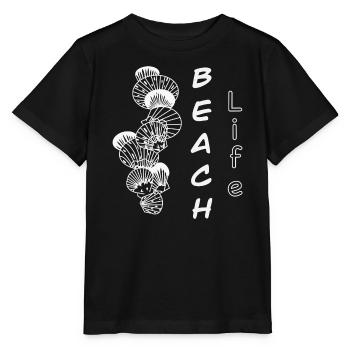 Vie à la plage - T-shirt bio MINI CREATOR Stanley/Stella Enfant - noir - Devant - Mikhail (115cm)