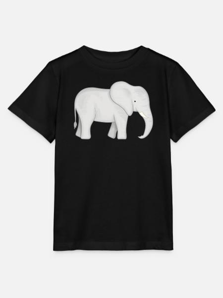 Elefant Baby - Stanley/Stella Kinder T-Shirt MINI CREATOR  - Schwarz