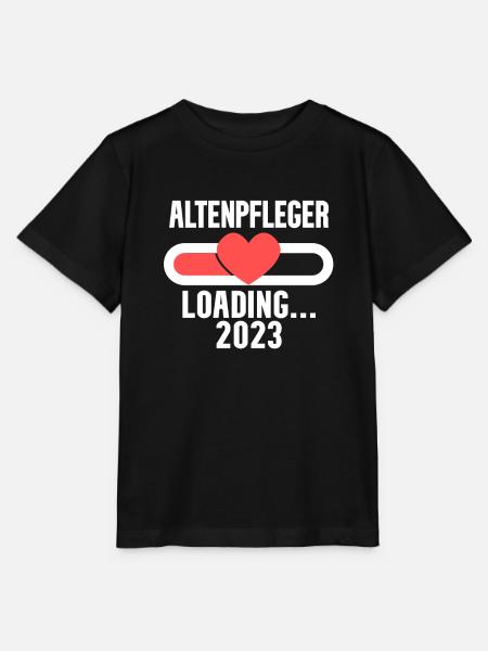 Altenpfleger 2023 Loading - Stanley/Stella Kinder T-Shirt MINI CREATOR - Schwarz