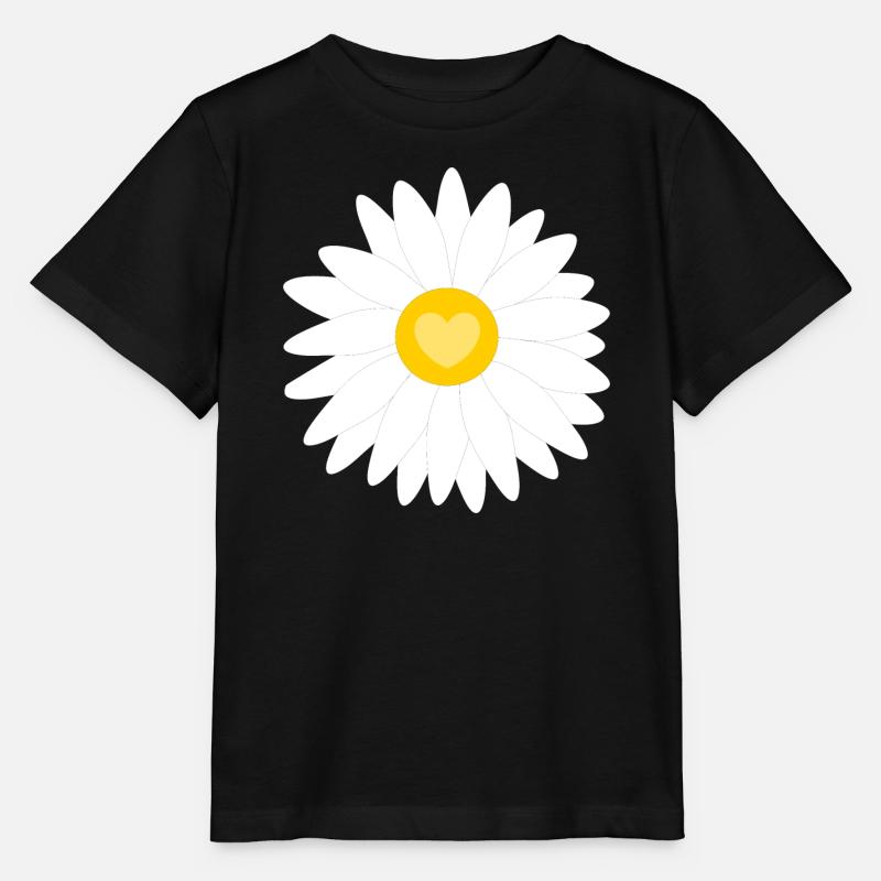 Blume weiß weiße Blumen Geschenk Muttertag Mutter - Stanley/Stella Kinder T-Shirt MINI CREATOR  - Schwarz