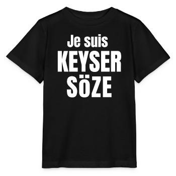keyser söze, film culte, fan de cinéma - T-shirt bio MINI CREATOR Stanley/Stella Enfant - noir - Devant - Mikhail (115cm)