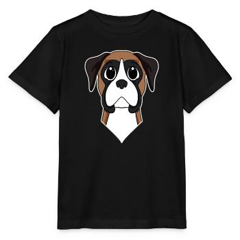 Propriétaire de chien de tête de boxeur allemand - T-shirt bio MINI CREATOR Stanley/Stella Enfant - noir - Devant - Mikhail (115cm)