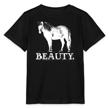 Chevaux islandais Arabe Islandais Dicton Chevaux - T-shirt bio MINI CREATOR Stanley/Stella Enfant - noir - Devant - Mikhail (115cm)