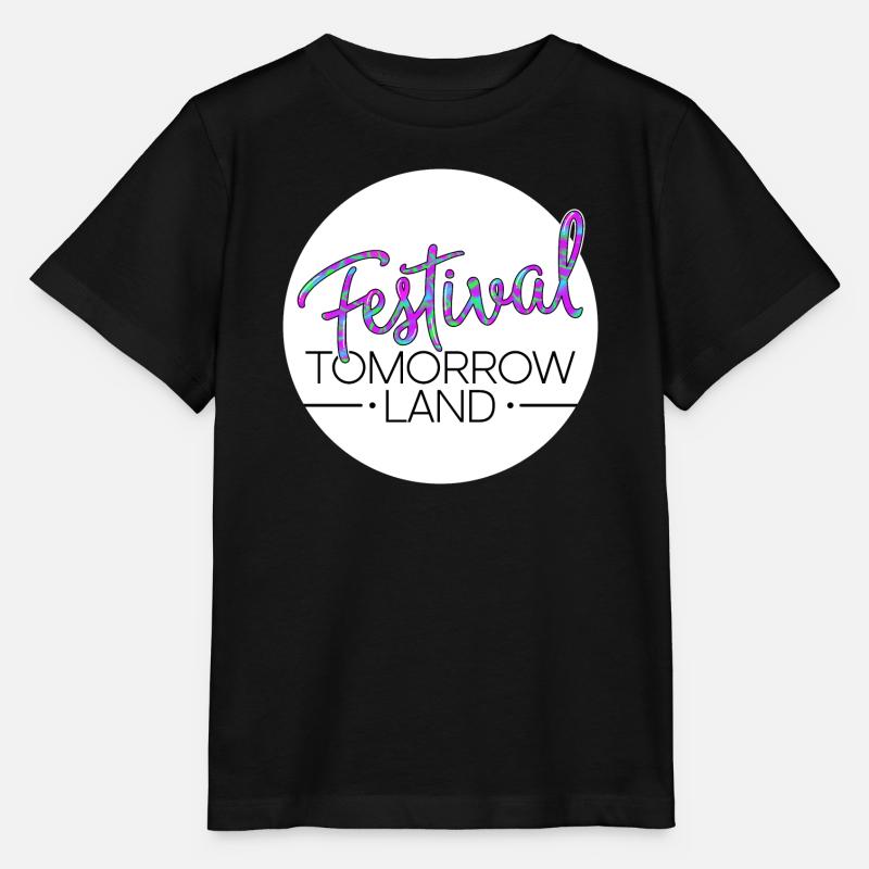 Tomorrowland Festival - Stanley/Stella Kinder T-Shirt MINI CREATOR  - Schwarz