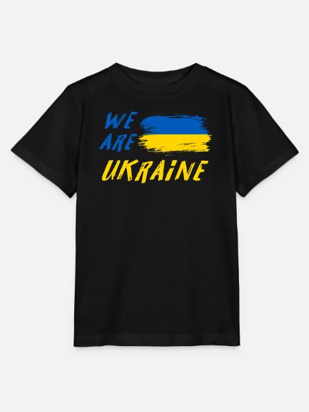 Wir sind Ukraine - Stanley/Stella Kinder T-Shirt MINI CREATOR - Schwarz