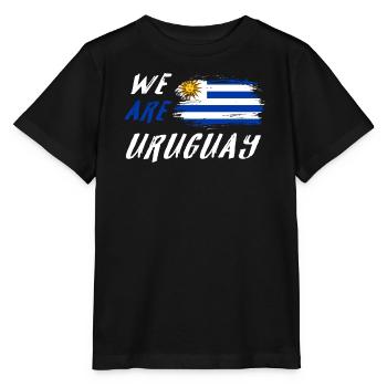 We are Uruguay - Stanley/Stella MINI CREATOR Kids’ T-Shirt - black - Front - Mikhail (115cm)