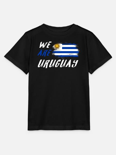 Wir sind Uruguay - Stanley/Stella Kinder T-Shirt MINI CREATOR - Schwarz