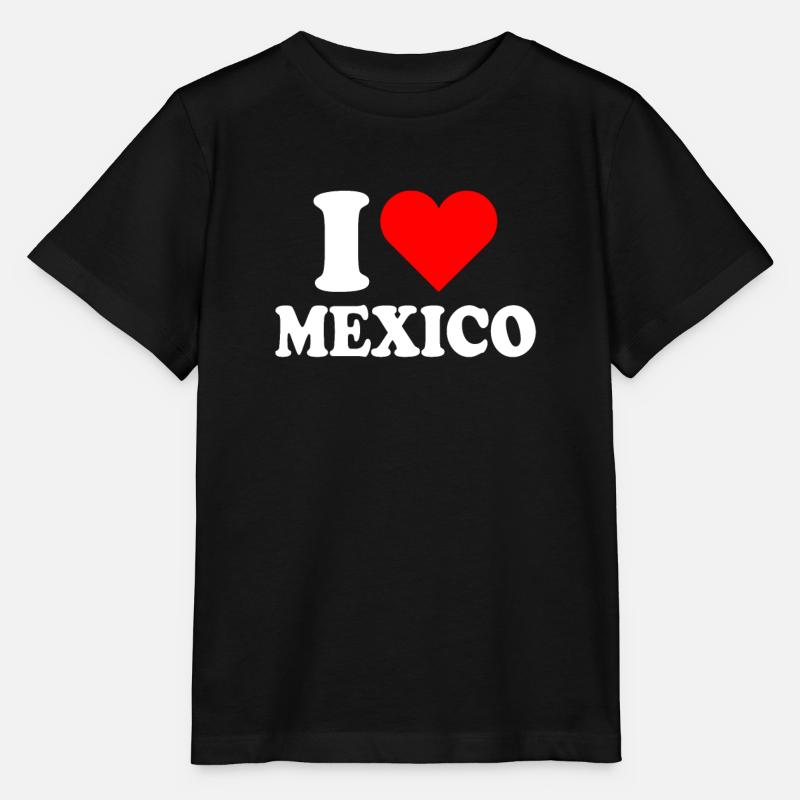 J’aime le Mexique J’aime le Mexique Cinco De Mayo Les Mexicains - T-shirt bio MINI CREATOR Stanley/Stella Enfant - noir