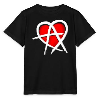 Anarchy & Love - Stanley/Stella MINI CREATOR Kids’ T-Shirt - black - Front - Mikhail (115cm)