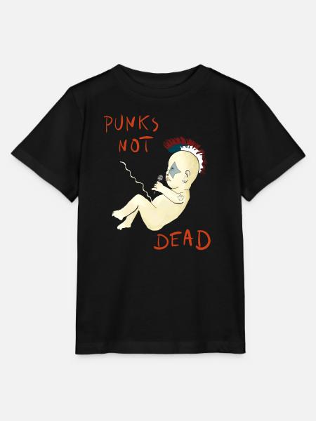 Punks Not Dead - Stanley/Stella Kinder T-Shirt MINI CREATOR - Schwarz