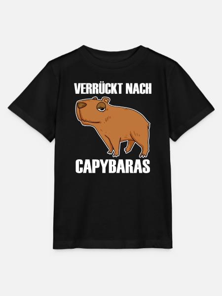 Capybara Wasserschwein - Stanley/Stella Kinder T-Shirt MINI CREATOR  - Schwarz
