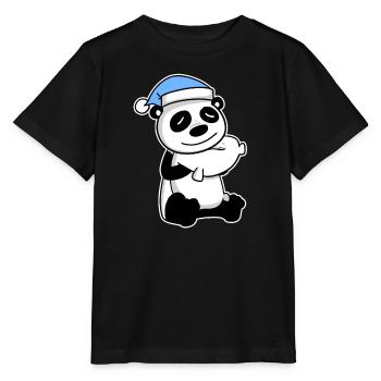 Panda Baby - Stanley/Stella Kinder T-Shirt MINI CREATOR  - Schwarz - Vorne - Mikhail (115cm)