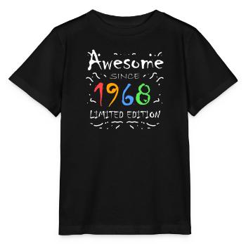 1968 - Né en 1968 - Fantastique depuis 1968 - T-shirt bio MINI CREATOR Stanley/Stella Enfant - noir - Devant - Mikhail (115cm)