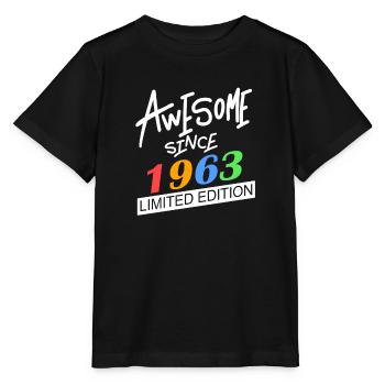 1963 - Jahrgang 1963 - Stanley/Stella Kinder T-Shirt MINI CREATOR  - Schwarz - Vorne - Mikhail (115cm)