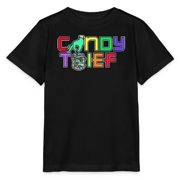 Sweets Statement Dent sucrée Délicieux - T-shirt bio MINI CREATOR Stanley/Stella Enfant - noir - Devant - Mikhail (115cm)