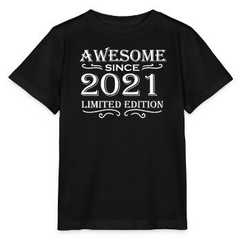 2021 - Jahrgang 2021 - Fantastisch seit 2021 - Stanley/Stella Kinder T-Shirt MINI CREATOR  - Schwarz - Vorne - Mikhail (115cm)