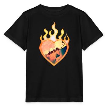 wunderbares Blumendesign - Stanley/Stella Kinder T-Shirt MINI CREATOR  - Schwarz - Vorne - Mikhail (115cm)