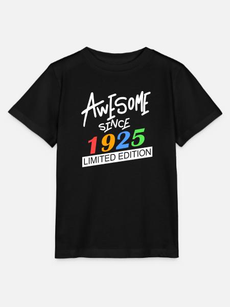 1925 - Jahrgang 1925 - Fantastisch seit 1925 - Stanley/Stella Kinder T-Shirt MINI CREATOR - Schwarz