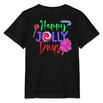 Délicieux dessert Candy Statement Bonbons - T-shirt bio MINI CREATOR Stanley/Stella Enfant - noir - Devant - Mikhail (115cm)