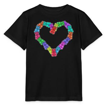 Bonbons sucre bonbon dessert dent sucrée - T-shirt bio MINI CREATOR Stanley/Stella Enfant - noir - Devant - Mikhail (115cm)