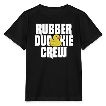 Rubber Duck Rubber Duckie Crew - Stanley/Stella MINI CREATOR Kids’ T-Shirt - black - Front - Mikhail (115cm)