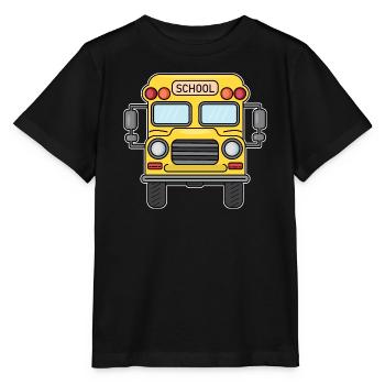 Schulbus - Stanley/Stella Kinder T-Shirt MINI CREATOR  - Schwarz - Vorne - Mikhail (115cm)