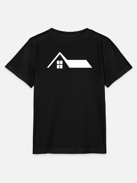 Haus Dach - Stanley/Stella Kinder T-Shirt MINI CREATOR  - Schwarz