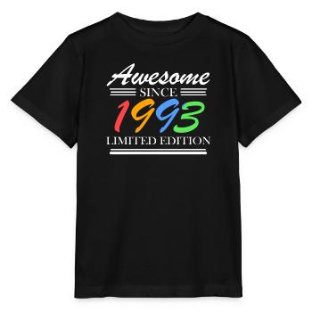 1993 - Jahrgang 1993 - Fantastisch seit 1993 - Stanley/Stella Kinder T-Shirt MINI CREATOR  - Schwarz - Vorne - Mikhail (115cm)