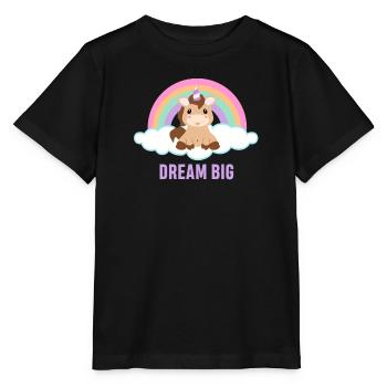Dream big - Stanley/Stella MINI CREATOR Kids’ T-Shirt - black - Front - Mikhail (115cm)