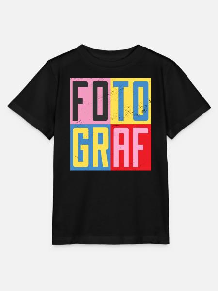 Fotograf Design - Stanley/Stella Kinder T-Shirt MINI CREATOR  - Schwarz