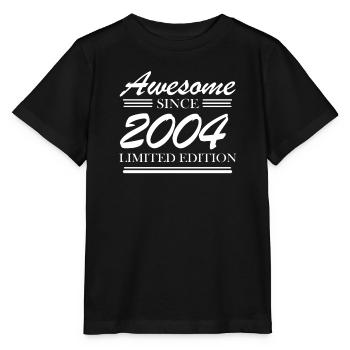 2004 - Jahrgang 2004 - Fantastisch seit 2004 - Stanley/Stella Kinder T-Shirt MINI CREATOR  - Schwarz - Vorne - Mikhail (115cm)