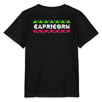 Astronomie Superstition Interprétation des étoiles Capricorne - T-shirt bio MINI CREATOR Stanley/Stella Enfant - noir - Devant - Mikhail (115cm)
