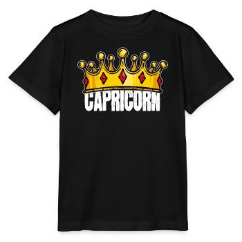 Capricorne Horoscope Superstition Signes du zodiaque - T-shirt bio MINI CREATOR Stanley/Stella Enfant - noir - Devant - Mikhail (115cm)