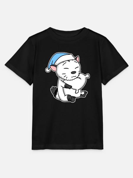 Katze Katzenrasse American Bobtail - Stanley/Stella Kinder T-Shirt MINI CREATOR - Schwarz