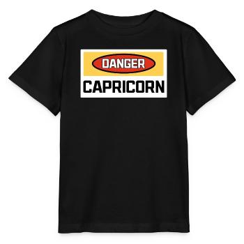 Déclaration du Capricorne Horoscope Galaxie Superstition - T-shirt bio MINI CREATOR Stanley/Stella Enfant - noir - Devant - Mikhail (115cm)