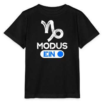 Tierkreis Steinbock Esoterik Statement Astronomie - Stanley/Stella Kinder T-Shirt MINI CREATOR  - Schwarz - Vorne - Mikhail (115cm)