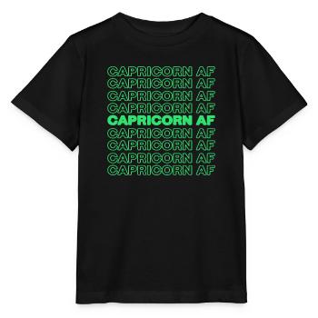 Signe du zodiaque Capricorne Déclaration Superstition - T-shirt bio MINI CREATOR Stanley/Stella Enfant - noir - Devant - Mikhail (115cm)