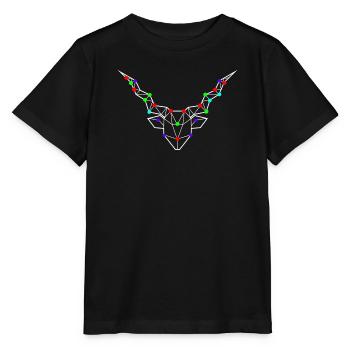 Constellation Horoscope Galaxy Sky Capricorn - Stanley/Stella MINI CREATOR Kids’ T-Shirt - black - Front - Mikhail (115cm)
