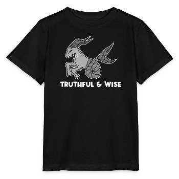 Superstition Capricorne Déclaration Horoscope Zodiaque - T-shirt bio MINI CREATOR Stanley/Stella Enfant - noir - Devant - Mikhail (115cm)