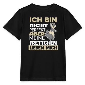 Frettchen - Stanley/Stella Kinder T-Shirt MINI CREATOR  - Schwarz - Vorne - Mikhail (115cm)