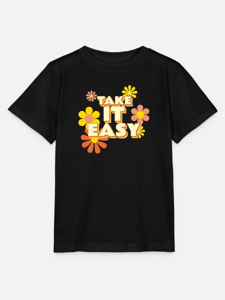 Take it Easy - Stanley/Stella Kinder T-Shirt MINI CREATOR - Schwarz