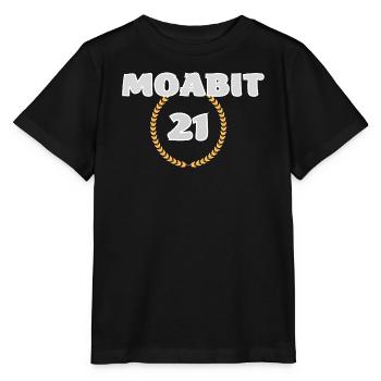 Berlin Moabit 21 Shirt - Stanley/Stella Kinder T-Shirt MINI CREATOR  - Schwarz - Vorne - Mikhail (115cm)