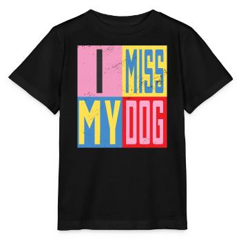 Ich vermisse mein Hund - Stanley/Stella Kinder T-Shirt MINI CREATOR  - Schwarz - Vorne - Mikhail (115cm)