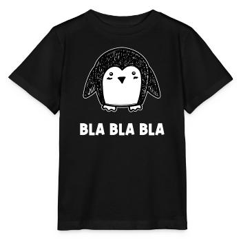 Animal Neige Disant Oiseau de glace Pingouin Oiseau de mer - T-shirt bio MINI CREATOR Stanley/Stella Enfant - noir - Devant - Mikhail (115cm)