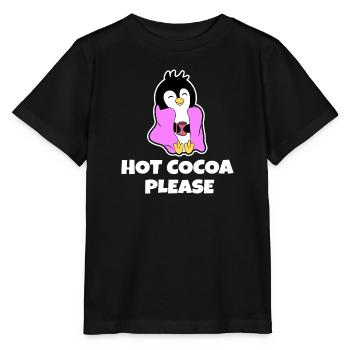 Déclaration du pingouin froid de l’Antarctique Animal du pôle Sud - T-shirt bio MINI CREATOR Stanley/Stella Enfant - noir - Devant - Mikhail (115cm)