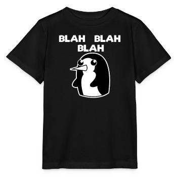 Vintage Pinguin Arktis Spruch Kälte Vogel Tier - Stanley/Stella Kinder T-Shirt MINI CREATOR  - Schwarz - Vorne - Mikhail (115cm)