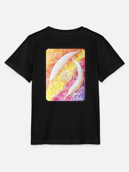 EngelFedern der Seele - Sonja Ariel von Staden - Stanley/Stella Kinder T-Shirt MINI CREATOR  - Schwarz