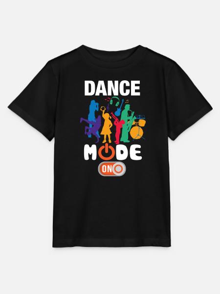 Lustiger Tanzmodus Ein - Stanley/Stella Kinder T-Shirt MINI CREATOR  - Schwarz